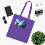 Sunburst Wave Cotton Tote Bag