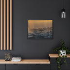 Whale Pair Framed Poster