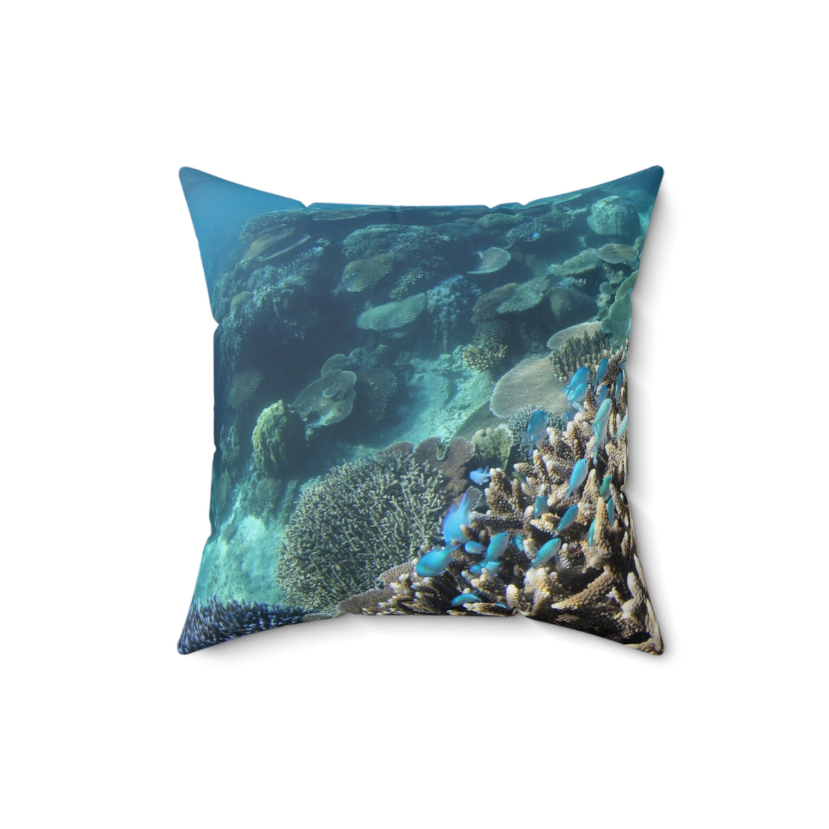 Living Reef Throw Pillow