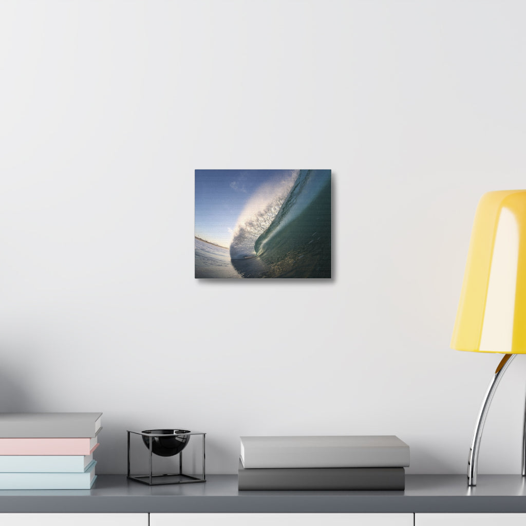 Blue Slope Stretched Canvas