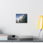 Blue Slope Stretched Canvas