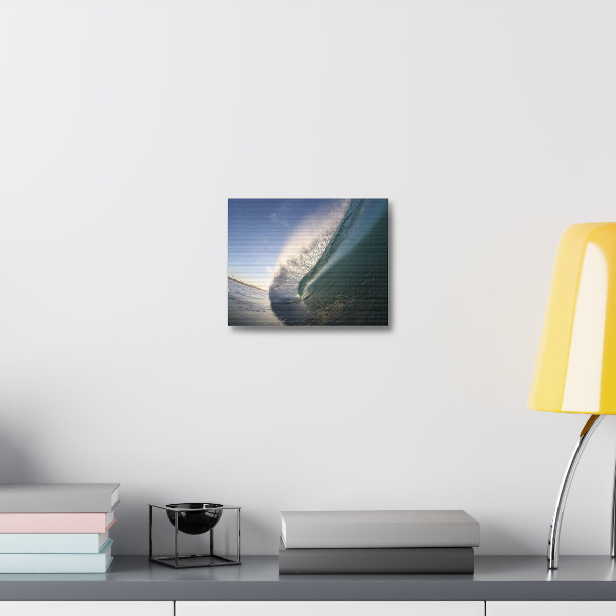 Blue Slope Stretched Canvas