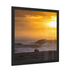 Golden Lighthouse Framed Poster