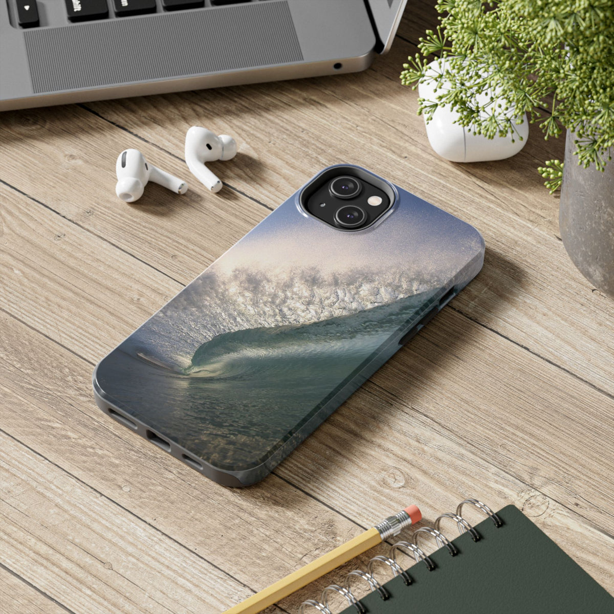 Blue Slope Tough Phone Case