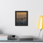 Whale Pair Framed Poster