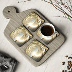 Golden Eye Coaster Set
