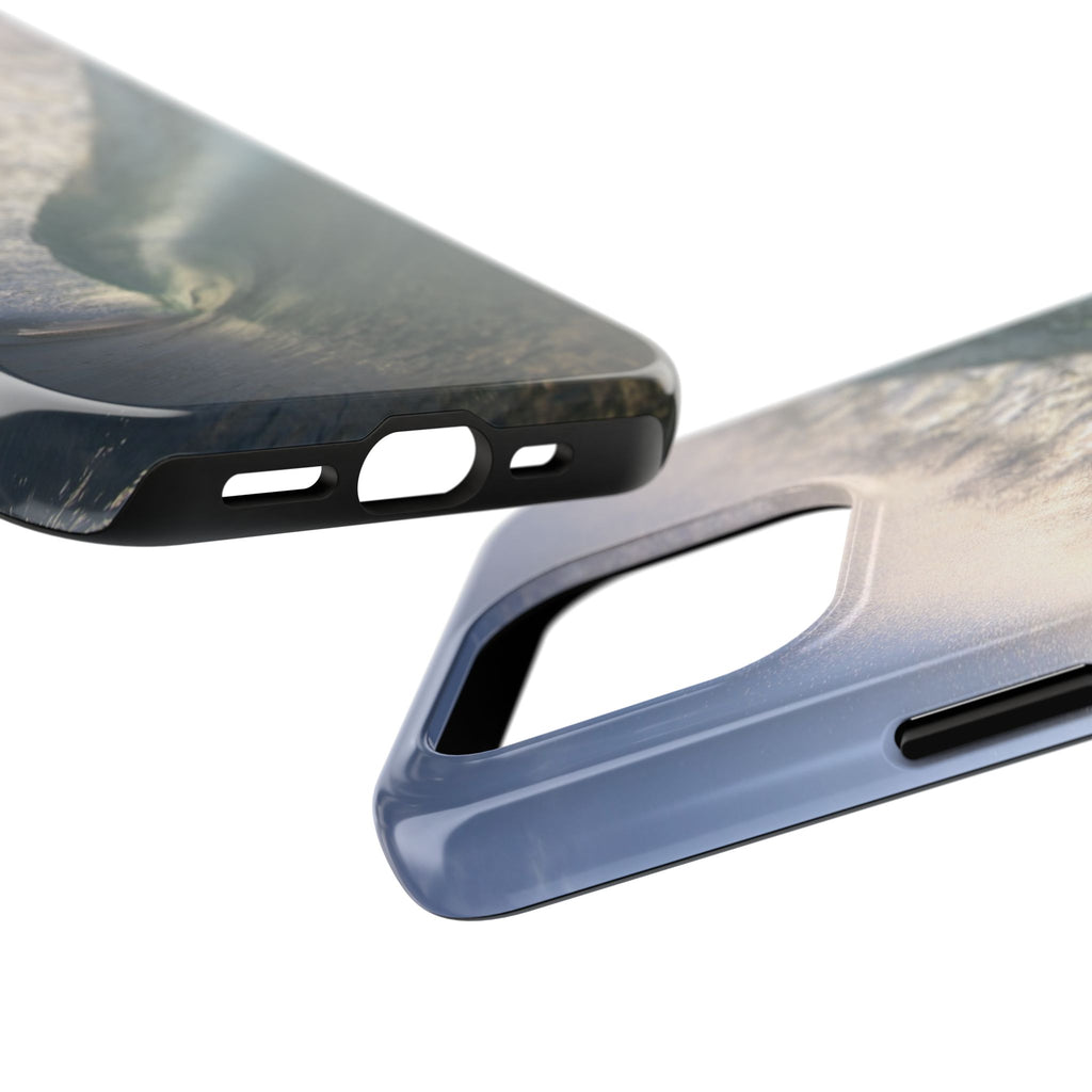 Blue Slope Tough Phone Case